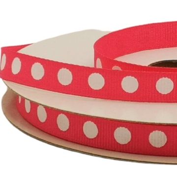 Listón Popotillo Lunares Fiusha