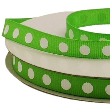 Listón Popotillo Lunares Limón