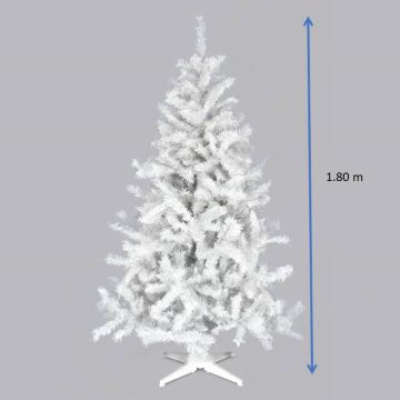 Arbolito de Navidad Colorado Parisina Blanco 1.80 m