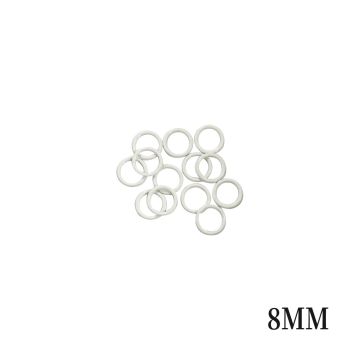 Argollas para Tirantes Ceros Blanco 8 mm