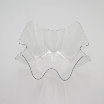 Recipiente de Plástico Transparente 22.5 x 22.5 x 12 cm