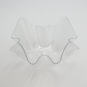 Recipiente de Plástico Transparente 13 x 13 x 7 cm