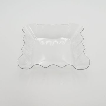 Recipiente de Plástico Transparente 29.5 x 29.5 x 5.5 cm