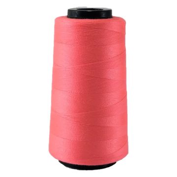 Hilo en Cono Color Coral Bolsa con 24 pzs