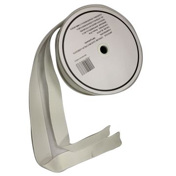 Cinta de Gancho y Felpa Blanco 50 mm Con adhesivo