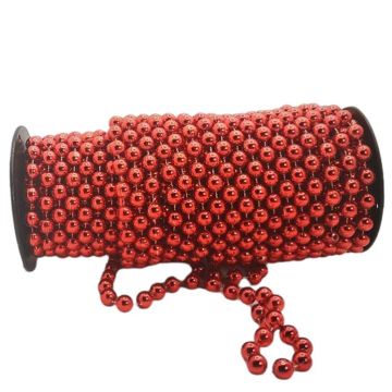 Perla En Rollo Rojo Metálica #10