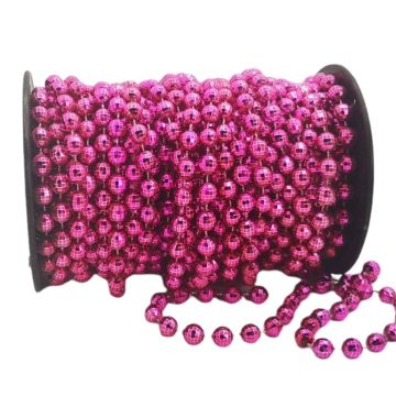 Perla En Rollo Fiusha Facetada Metálica