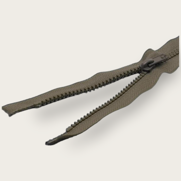 Cierre Separable Parisina Beige 35 cm Diente Ancho