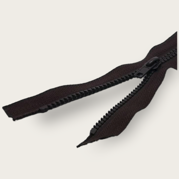 Cierre Separable Parisina Café 35 cm Diente Ancho