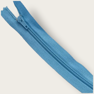 Cierre Sencillo Azul Turquesa 20 cm