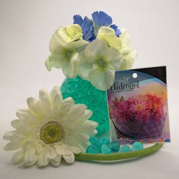 Perlas De Hidrogel Deshidratado Verde Grande