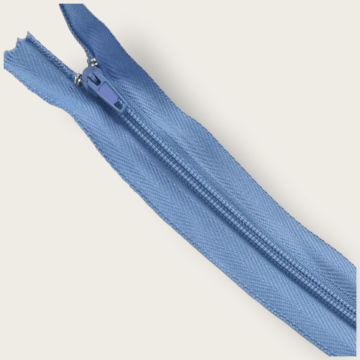 Cierre Sencillo Azul Plumbago 20 cm