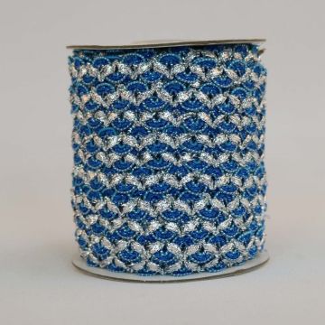 Galones Parisina Turquesa/Plata 8849