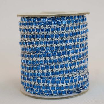 Galones Parisina Turquesa/Plata 8851