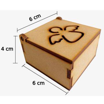 Cajita Mini Tapa Abatible Natural Angelito