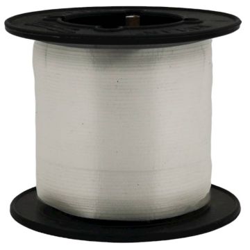 Listón Curly Blanco