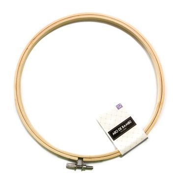Aros Para Bordar De Bambú 7"