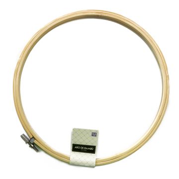 Aros Para Bordar De Bambú 9"
