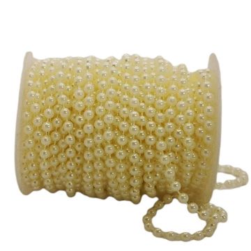 Perla En Rollo Ivory Nacarada 6 Mm