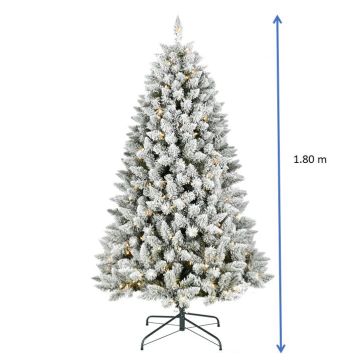 Arbolito de Navidad con Luz Led Parisina Verde con luces 1.80 m