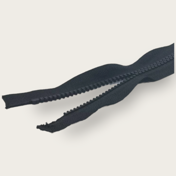 Cierre Separable Parisina Negro 35 cm Diente Ancho