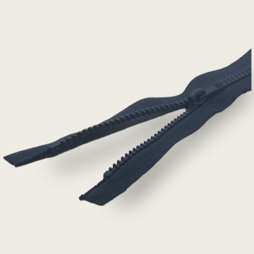 Cierre Separable Parisina Azul Marino 35 cm Diente Ancho