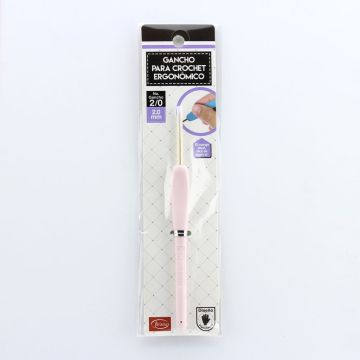 Gancho para crochet ergonomico 2 mm