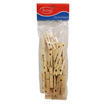 Pinza de Madera Natural 4.5 cm Mediano