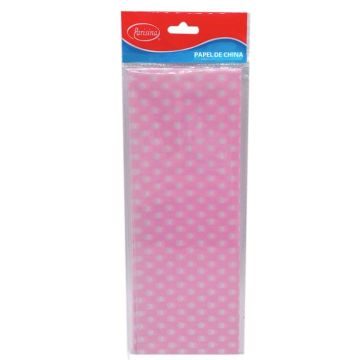 Papel de China Lunares Parisina Rosa