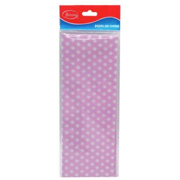 Papel de China Lunares Parisina Morado