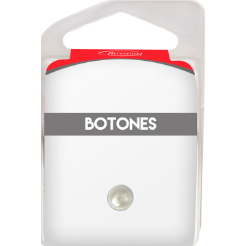 Botones En Cajita Crema 8 Mm Hb0340803