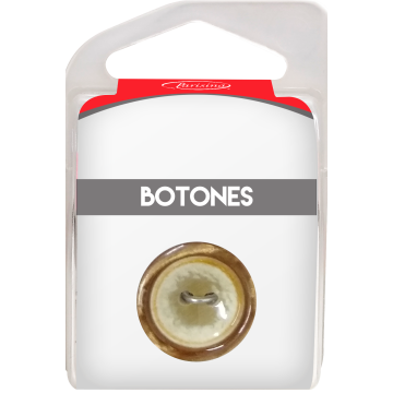 Botones En Cajita Café 20 Mm Hb0253219
