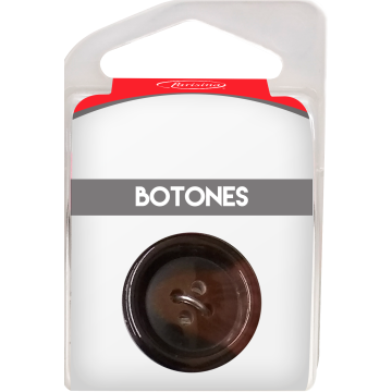 Botones En Cajita Café 23 Mm Hb1073619