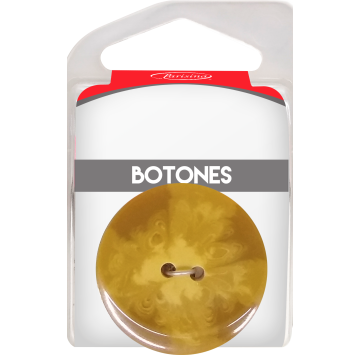 Botones En Cajita Café 38 Mm Hb1143019