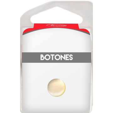 Botones En Cajita Crema 11 Mm Hb0061803