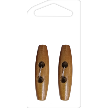 Botones En Cajita Madera 50 Mm Hb1475073