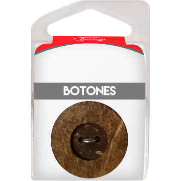 Botones En Cajita Fibra De Coco 28 Mm Hb0544451