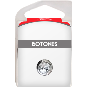 Botones En Cajita Plata 13 Mm Hb1401382