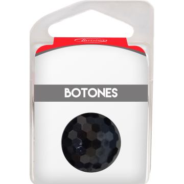 Botones En Cajita Negro 21 Mm Hb0402102