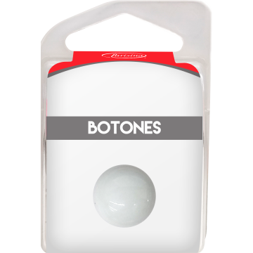 Botones En Cajita Blanco 18 Mm Hb0522801