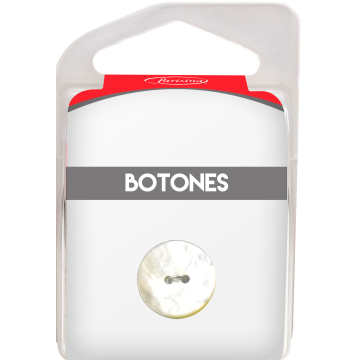 Botones En Cajita Natural 15 Mm Hb0562428