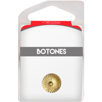 Botones En Cajita Oro 15 Mm Hb0302481