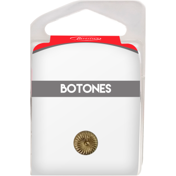 Botones En Cajita Oro 13 Mm Hb0302081