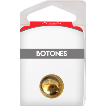 Botones En Cajita Oro 18 Mm Hb0312881
