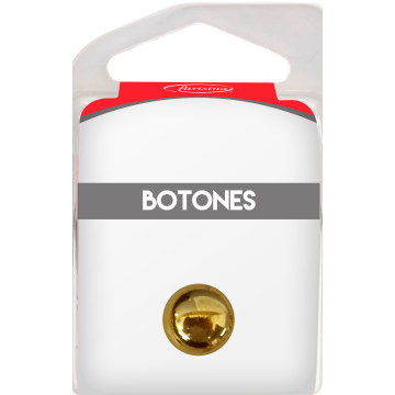 Botones En Cajita Oro 15 Mm Hb0312481