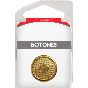 Botones En Cajita Oro 20 Mm Hb1613281