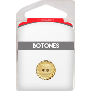 Botones En Cajita Oro 18 Mm Hb0292881