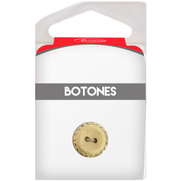 Botones En Cajita Oro 15 Mm Hb0292481