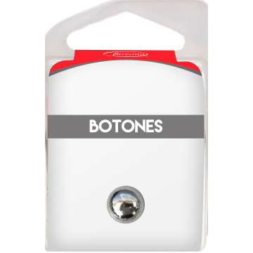 Botones En Cajita Plata 11 Mm Hb0311882