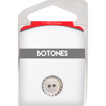 Botones En Cajita Plata 15 Mm Hb0292482